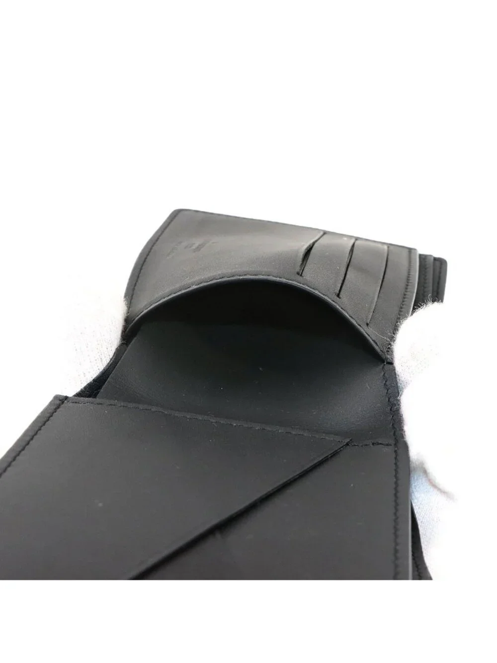 Louis Vuitton Monogram Shadow Portefeuille Multiple Bifold Wallet Black